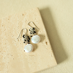 The Marea Drops — gemstone and pearl drop earrings, additional view 9
