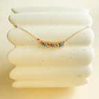 The Reign Necklace — clustered gemstone necklace on a fine chain, additional view 18