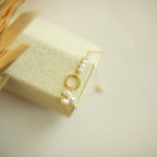 The Solara — adjustable gemstone bracelet with gold-plated silver details, additional view 14