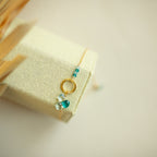 The Solara — adjustable gemstone bracelet with gold-plated silver details, additional view 15
