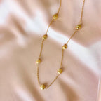 The Aurea — gold-plated silver station necklace, additional view 3