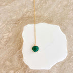 The Onyx — green onyx pendant necklace, additional view 2